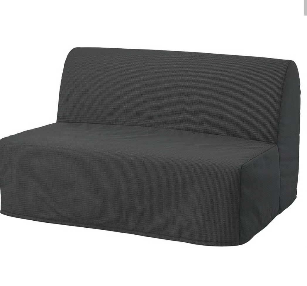 Dark Grey Sofa Bed Cover