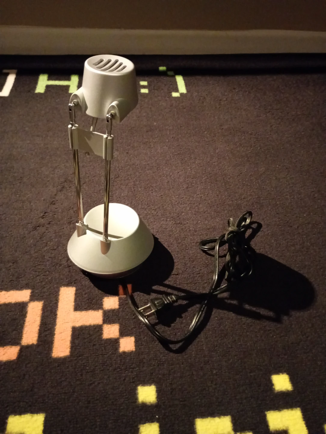 Silver Adjustable Desk Lamp with UV Filter - photo 3