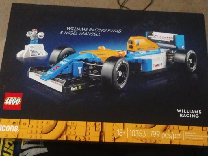 LEGO Icons Williams Racing FW14B & Nigel Mansell 10353 Set