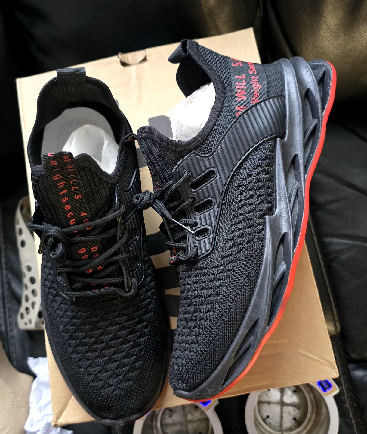 Brand new Sneakers Black Red for sale New