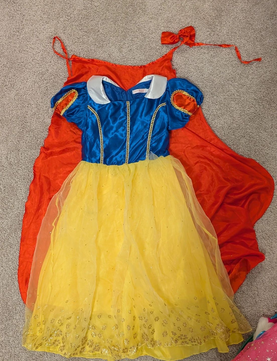 Disney Snow White Costume Dress with Cape