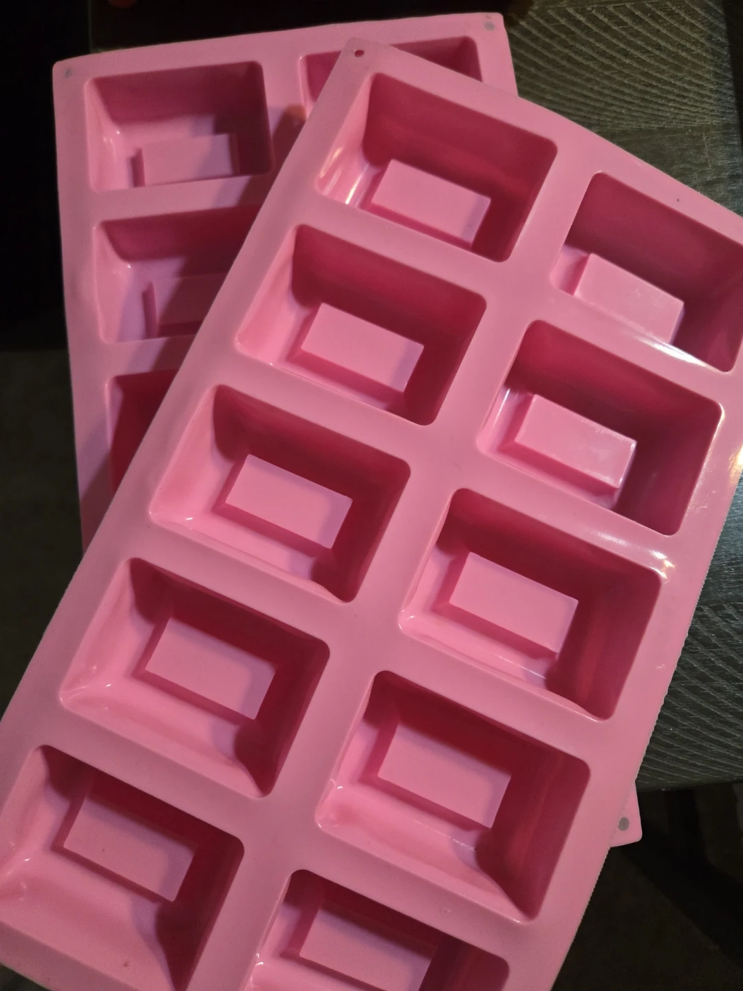 Pink Silicone Soap/Candy Mold