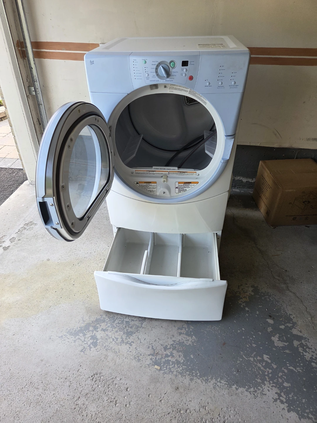 Whirlpool Dryer with Drawer