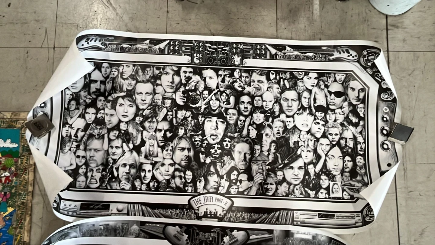 The Jam Part 1 & 2 Poster / Music Memorabilia & Cultural Art. - photo 4
