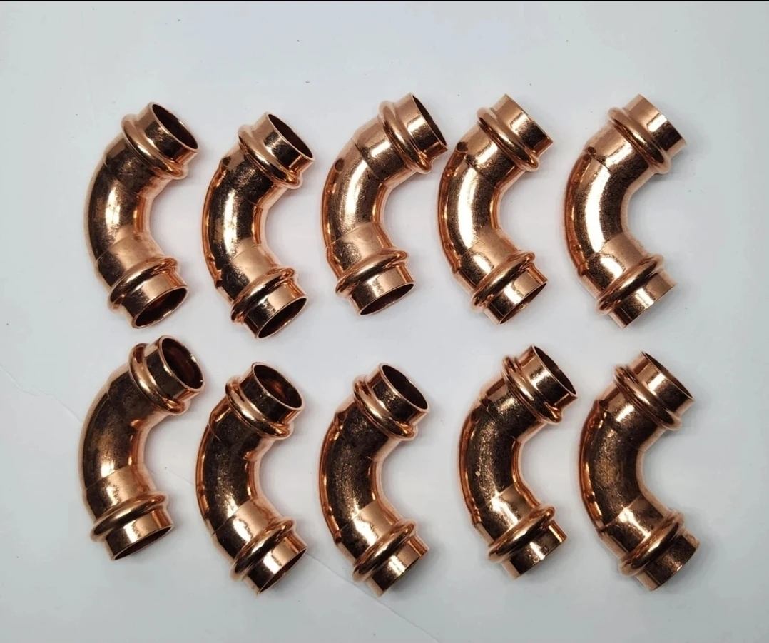 SPP Press Copper Elbow Fittings - 3/4" P x P 90 Degree Elbow -