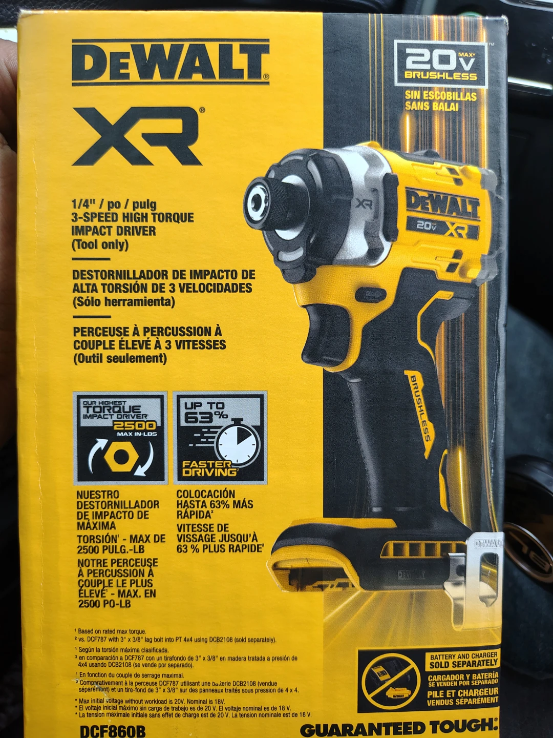DeWalt 20V MAX XR Brushless 1/4" 3-Speed High
