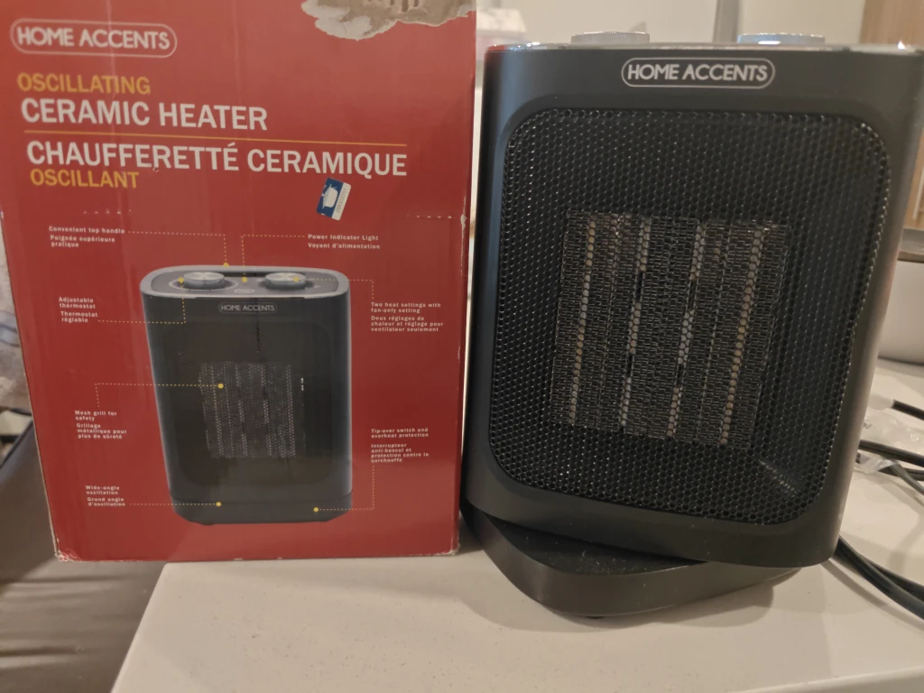 Home Accents Oscillating Ceramic Heater