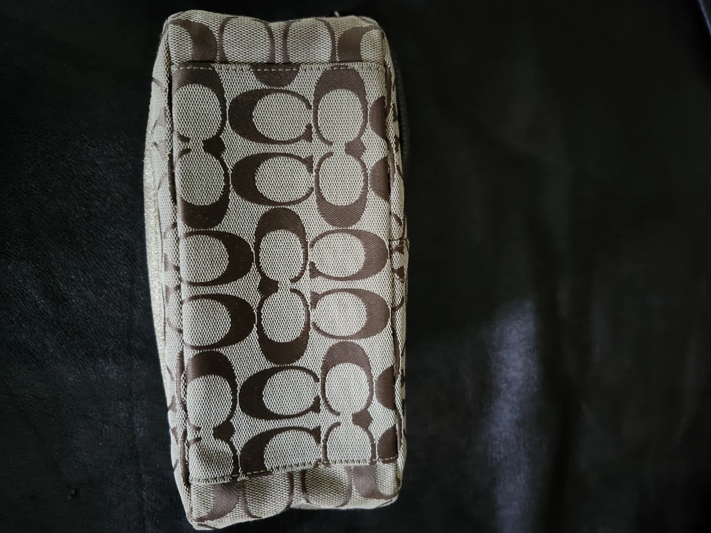 Coach Signature Pattern Wristlet Bag - photo 5