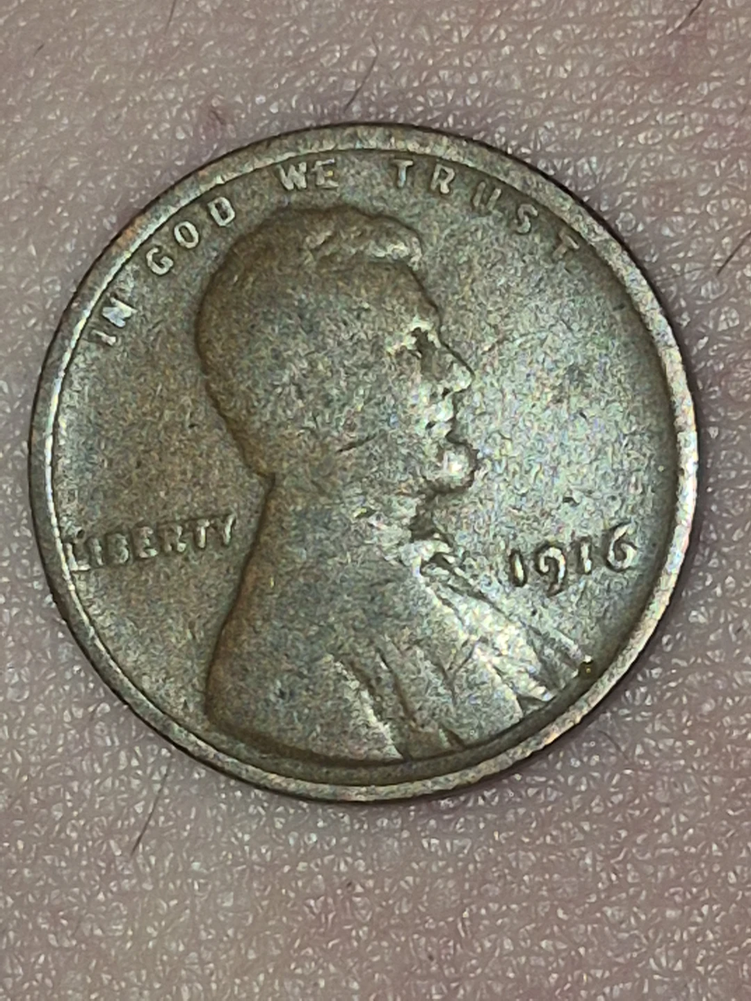 1916 Lincoln Wheat Penny - photo 3