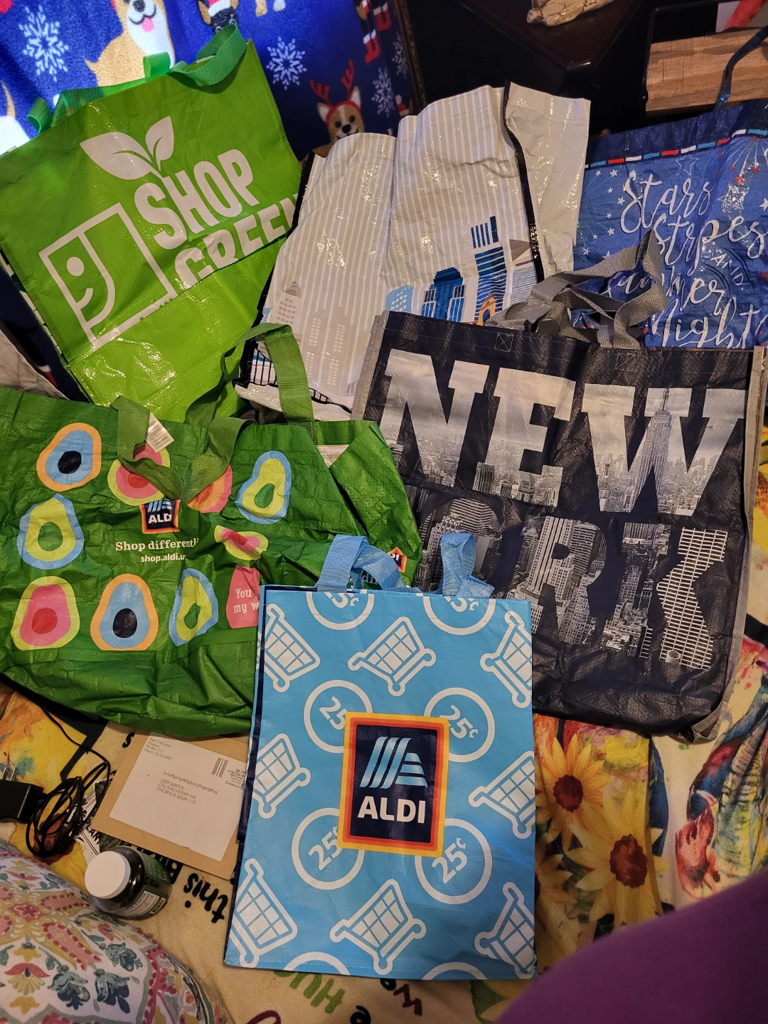 Reusable Shopping Bags - Assorted Brands