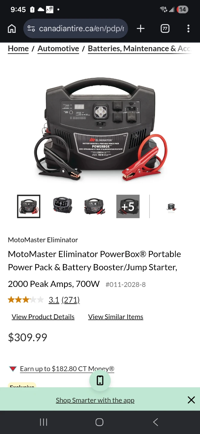 MotoMaster PowerBox Portable Power Pack & Jump Starter - photo 3