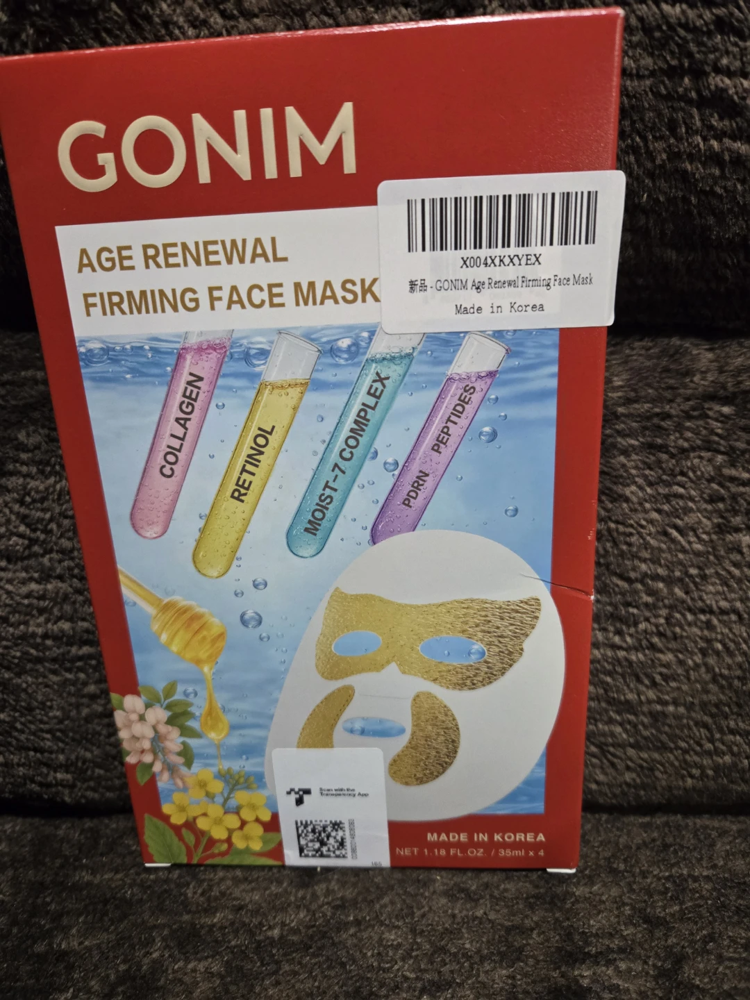GONIM Age Renewal Firming Face Mask (4 Count)