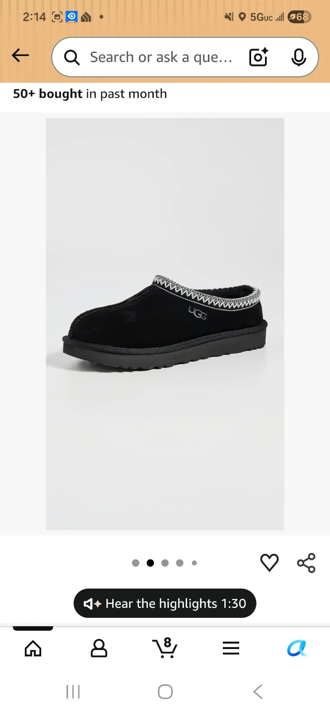 UGG Black Slipper Shoes - photo 2