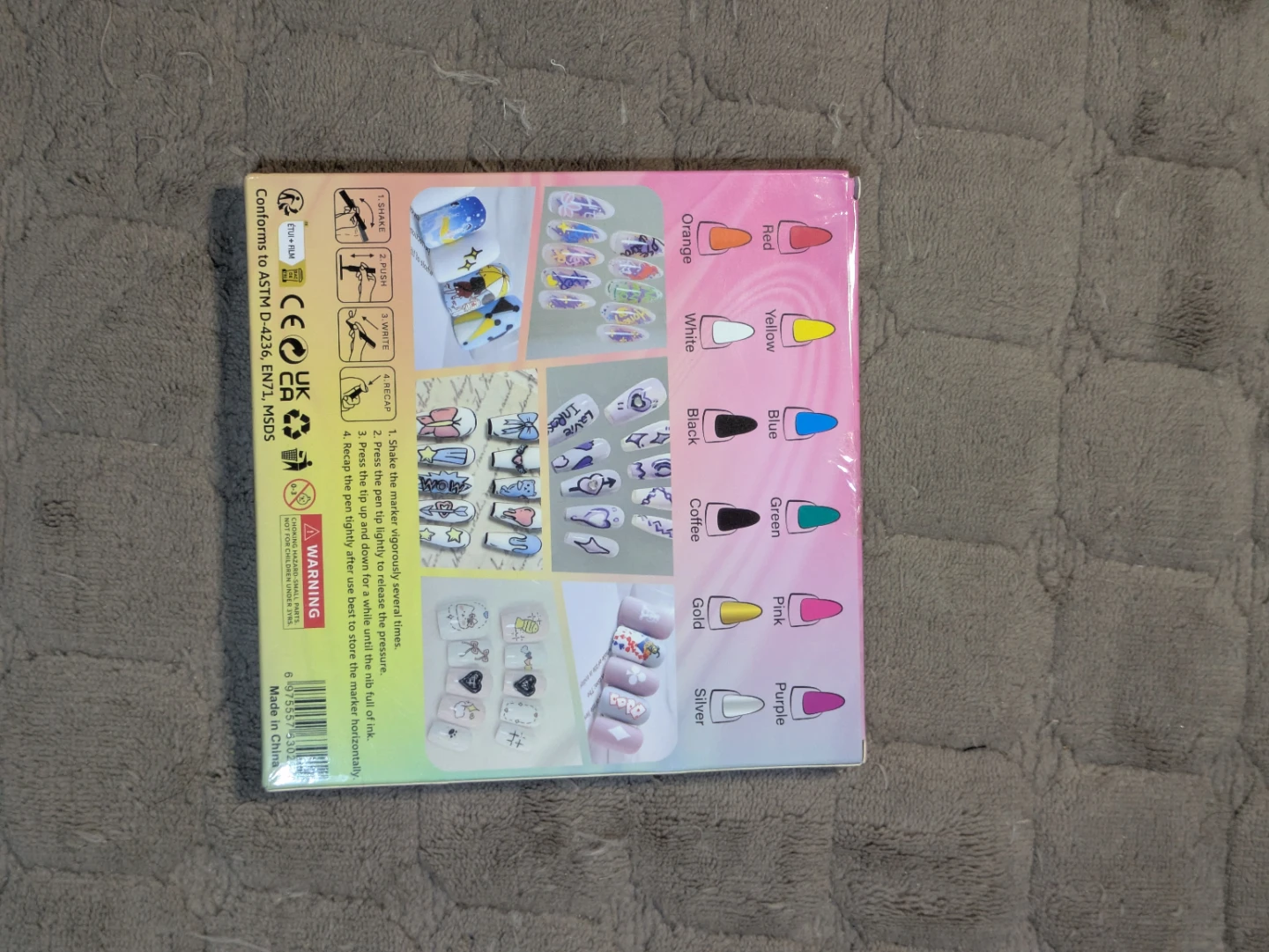 Aiye 12 Colours Nail Art Markers Set - photo 2