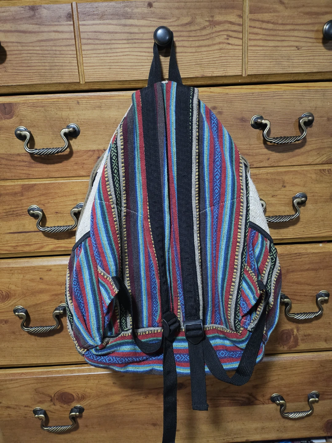Boho Native American Woman Print Backpack - photo 4