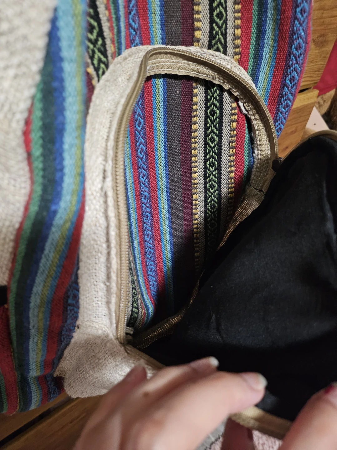 Boho Native American Woman Print Backpack - photo 5