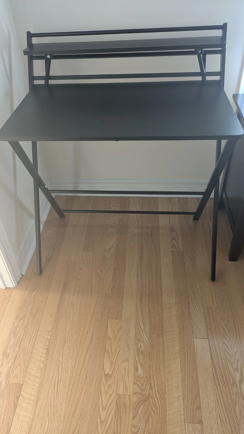 Folding Desk with small top shelf - photo 2