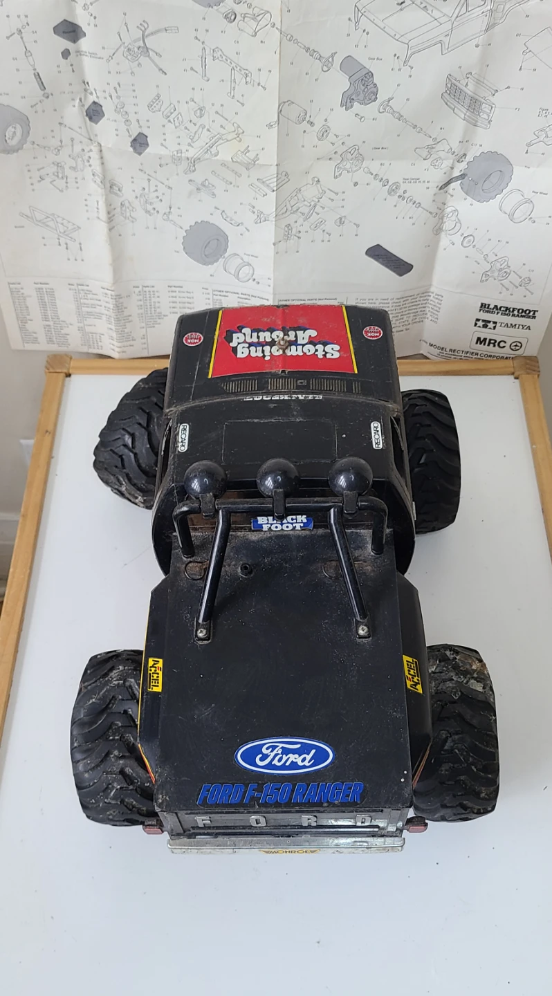 Vintage Tamiya Blackfoot R/C Truck 1980s Great Condition - photo 3