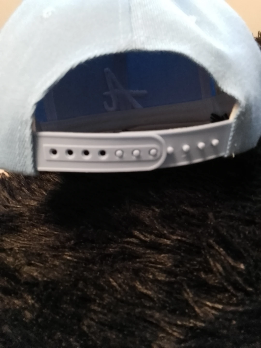 Light Blue Baseball Cap with 'A' Logo - photo 3
