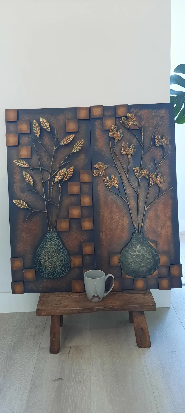 Diptych Metal Wall Art