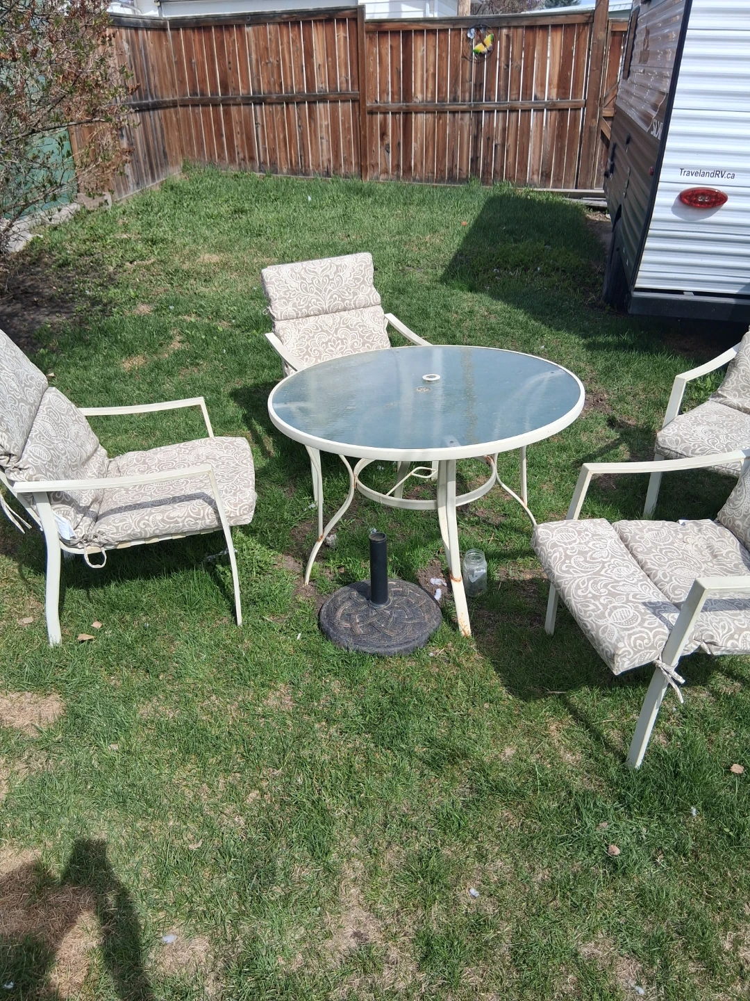 Patio Table and Chairs Set