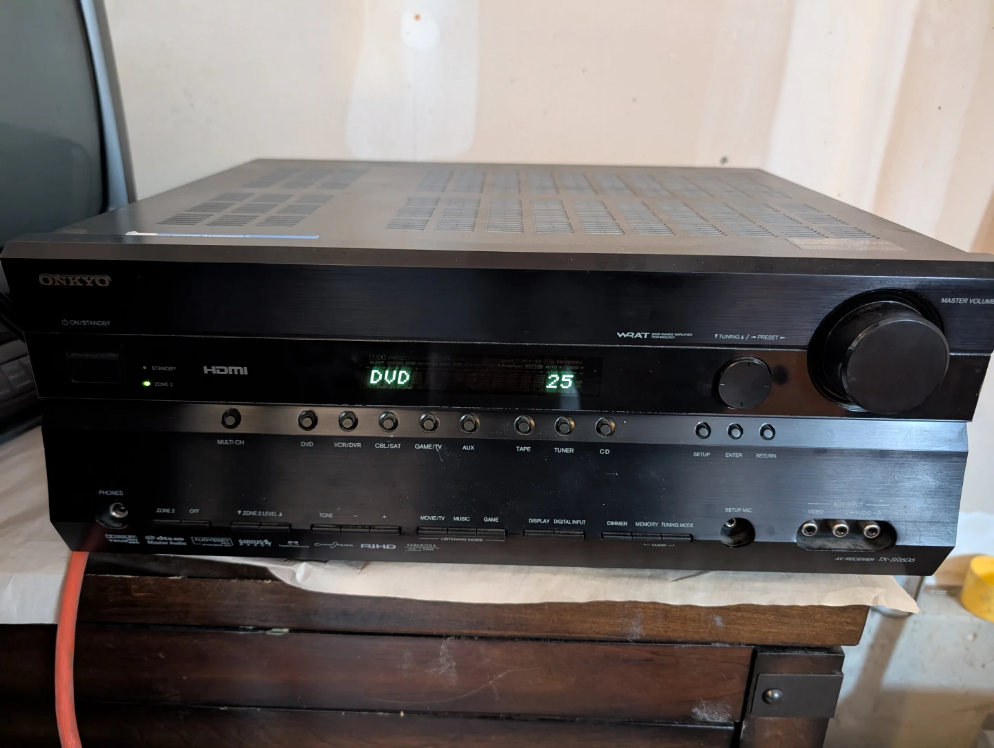 Onkyo TX-SR606 Home Theatre Receiver AS IS