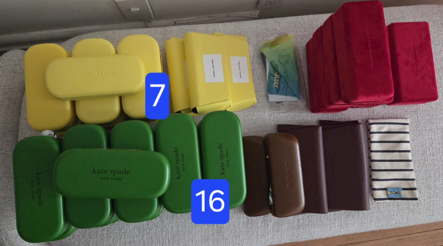 Assorted Designer Eyewear Cases