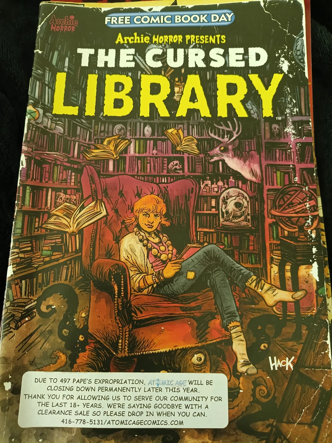 Archie Horror Presents The Cursed Library Comic Book