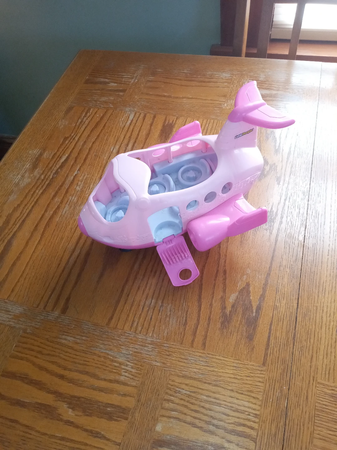 Fisher-Price Little People Pink Airplane Toy - photo 2