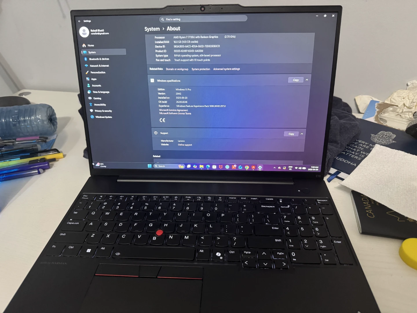 Lenovo ThinkPad E16 Gen 2 Laptop - photo 3