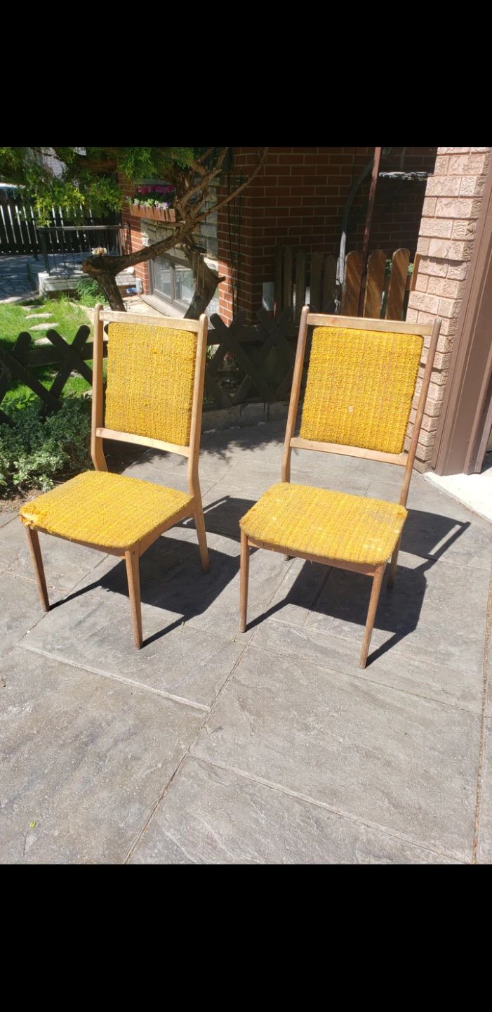 Teak chairs