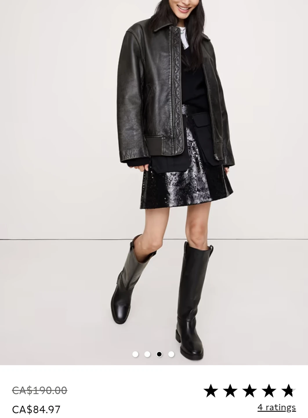 Banana Republic Sequin Mini Skirt