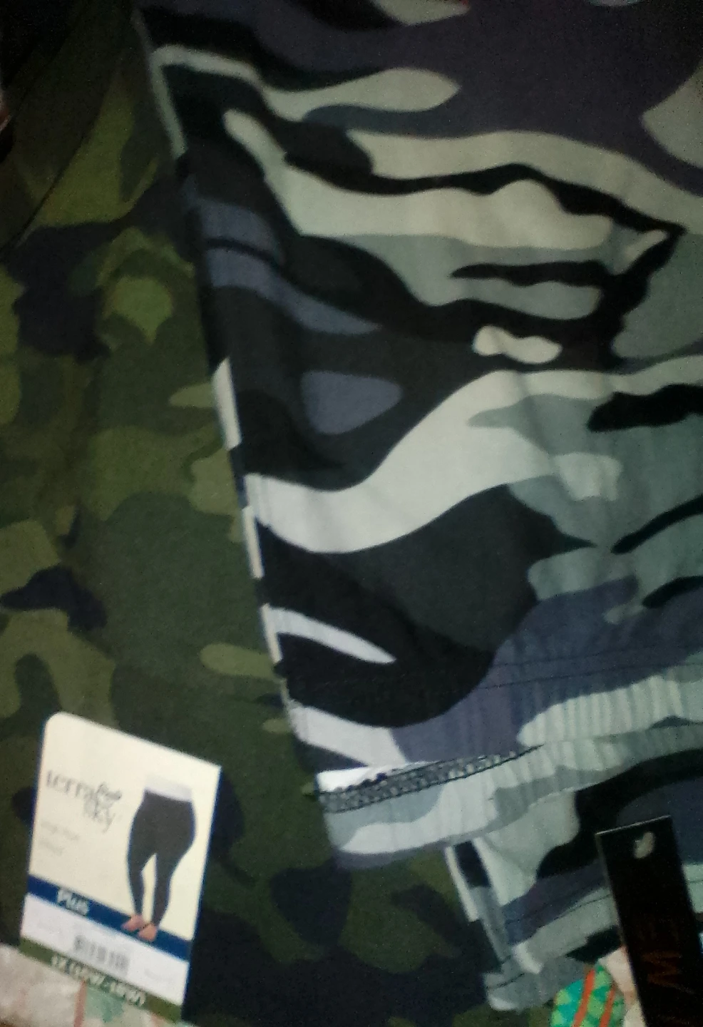 A Pair of Camo Leggings Plus Size