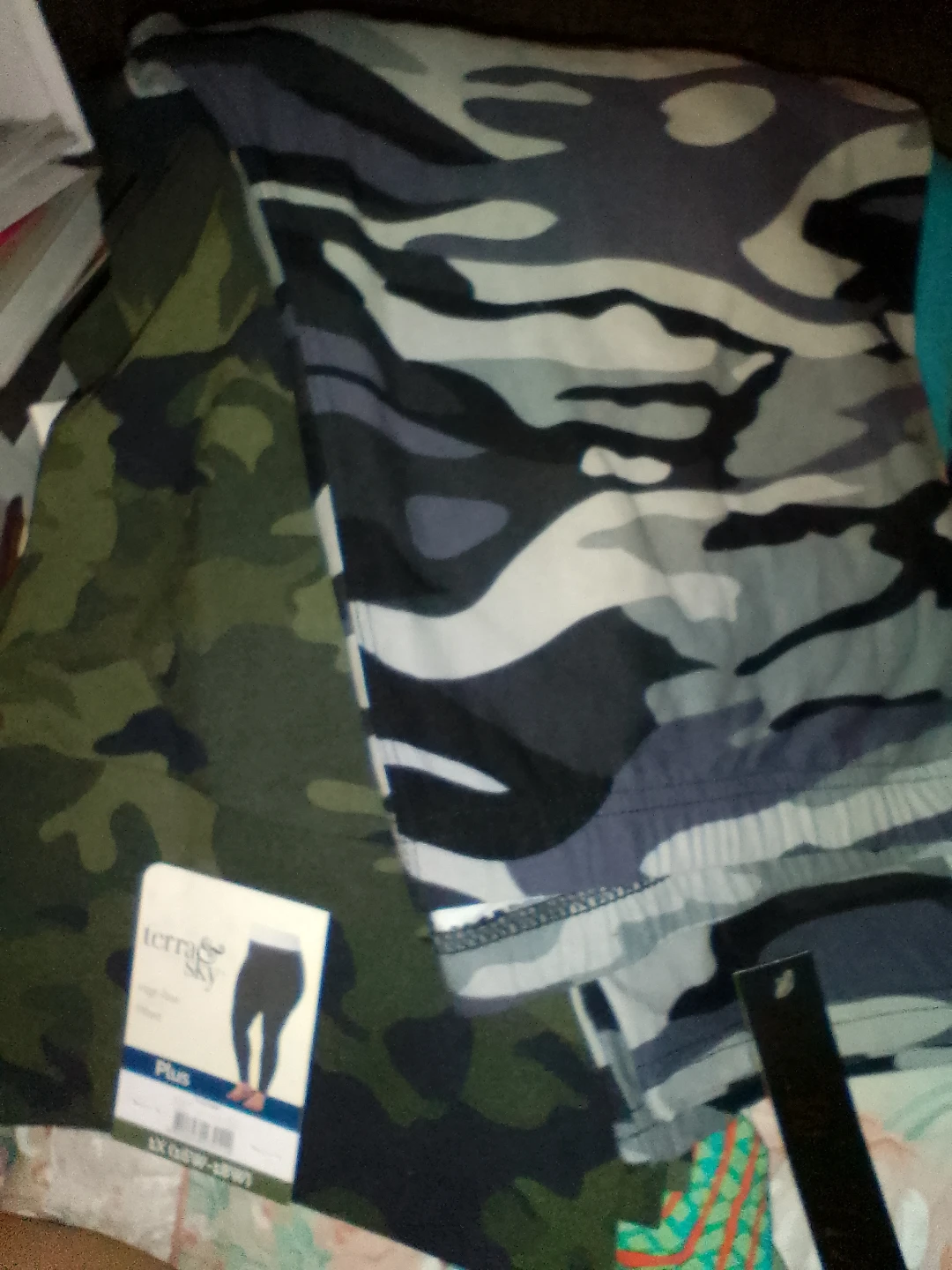 A Pair of Camo Leggings Plus Size - photo 2