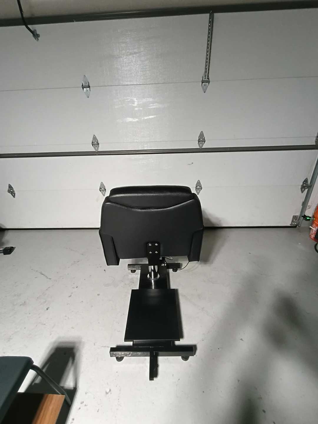 Black Barber Chair with Footrest - photo 3