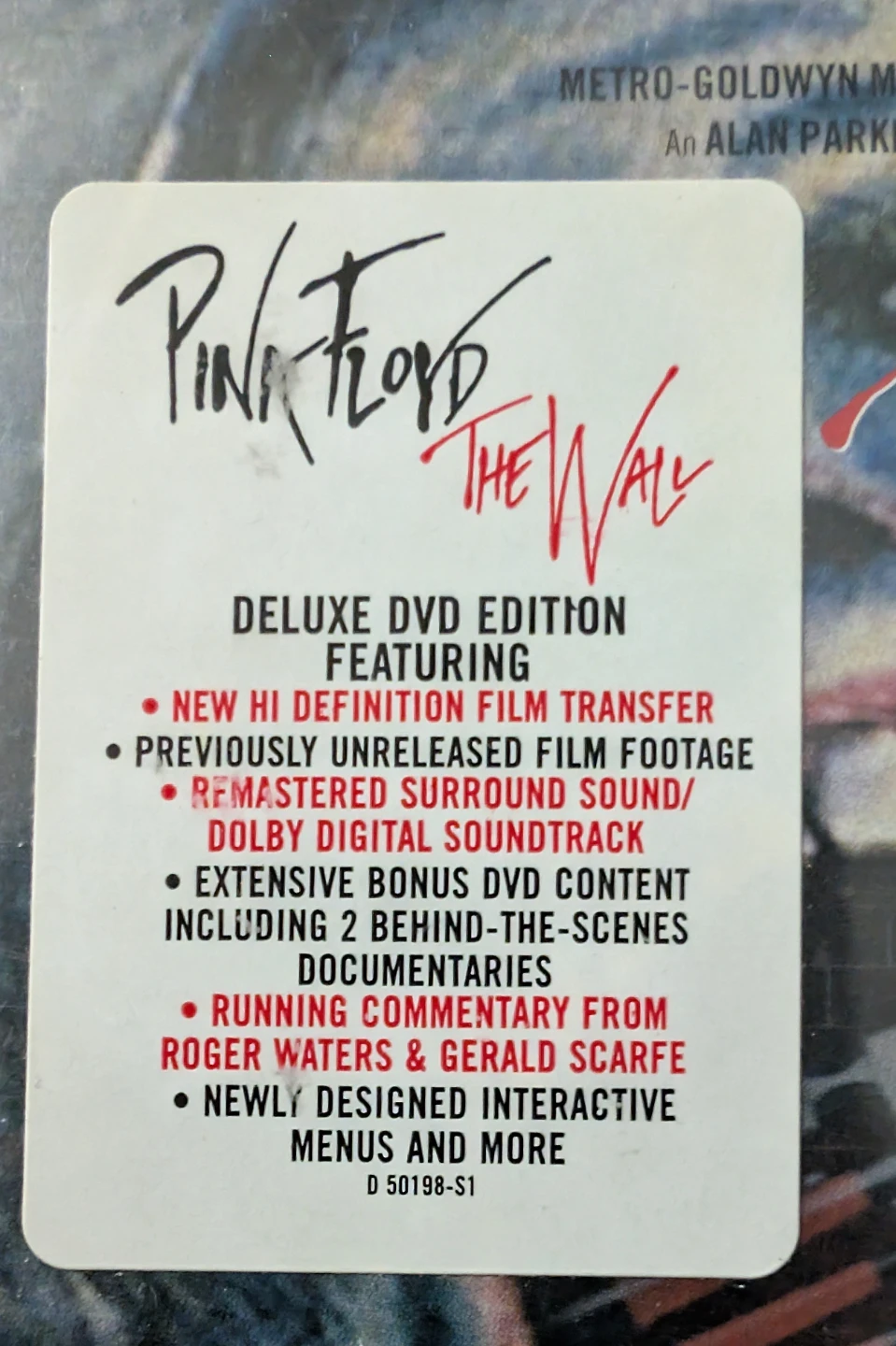 Pink Floyd The Wall Deluxe DVD Edition New Sealed - photo 2