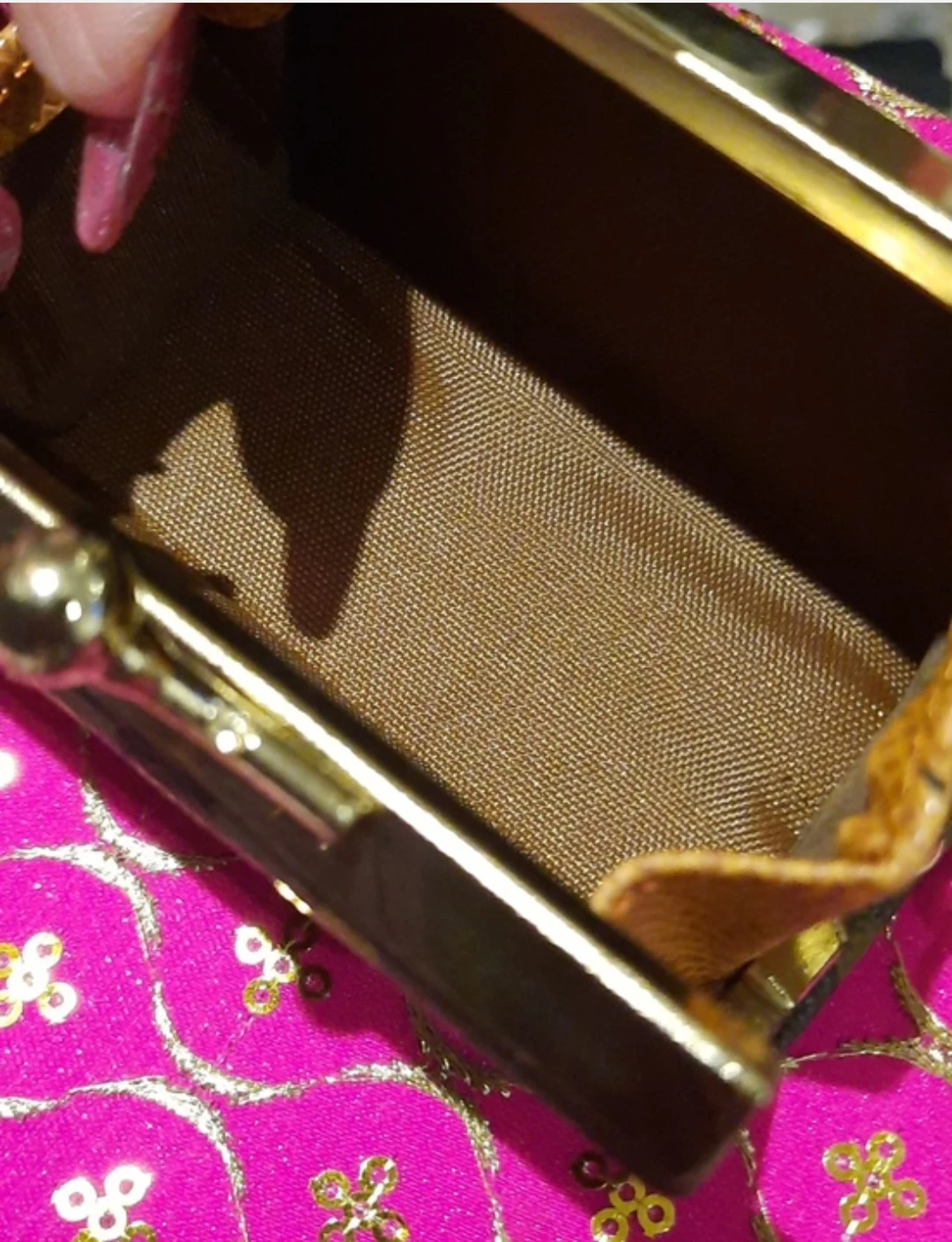 Designer inspired monogram cosmetic change purse & bracelets - photo 4