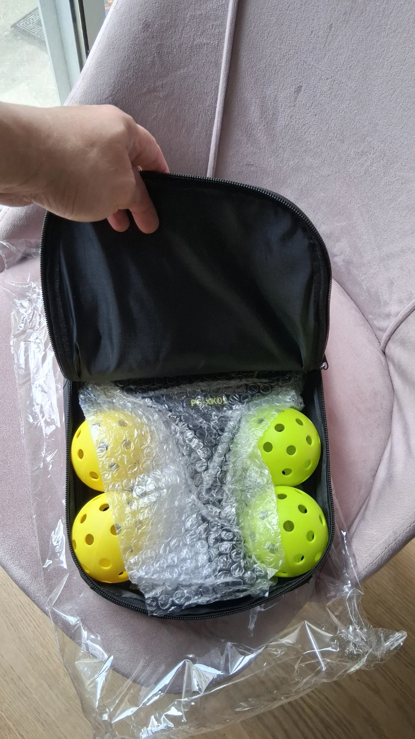 NEW UPGRADED Pickleball Set 2 Fibre Glass Rackets 4 Balls - photo 2