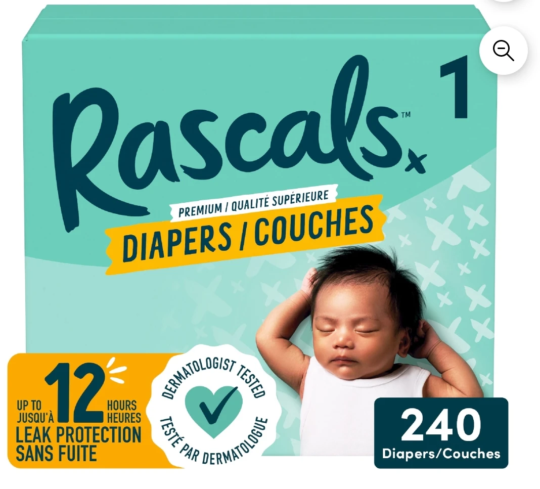Rascals Size 1 Diapers
