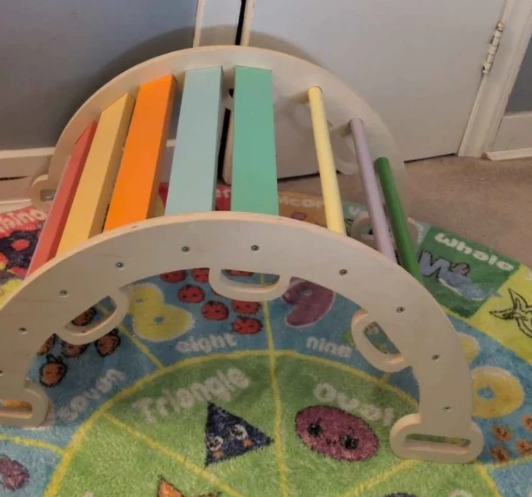 Wooden Rainbow Climbing Arch Rocker - photo 2