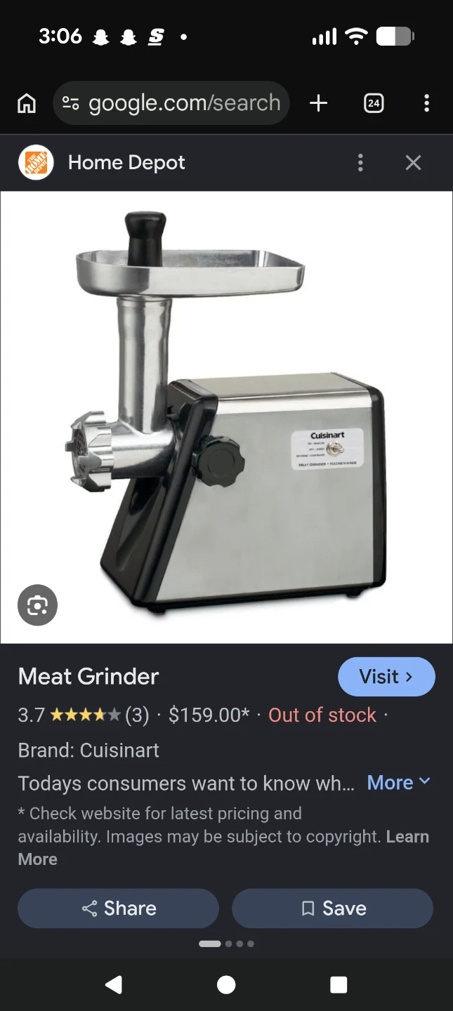 Cuisinart Meat Grinder - photo 5