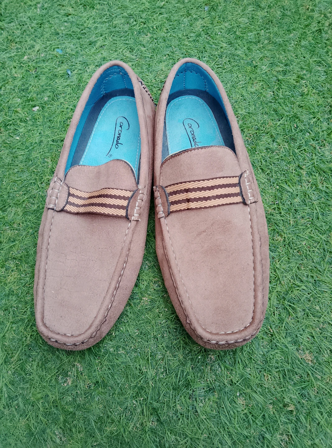 Coronado Men's Brown Suede Loafer Shoes - photo 5