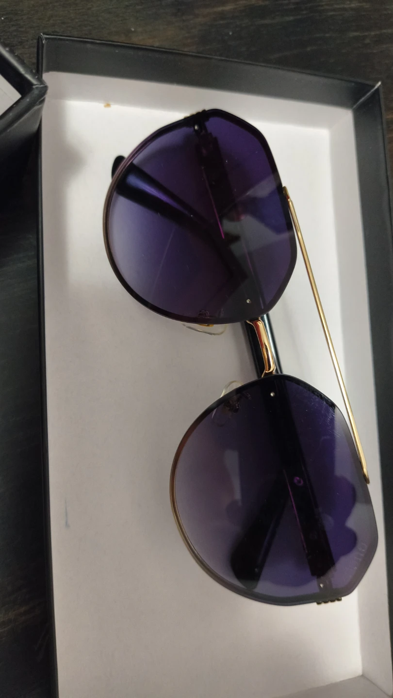 Purple Aviator Sunglasses