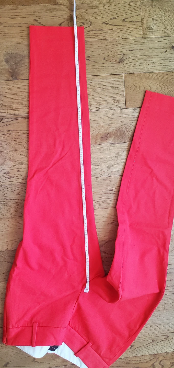Babaton Red Capri Trousers Size 00 - photo 5