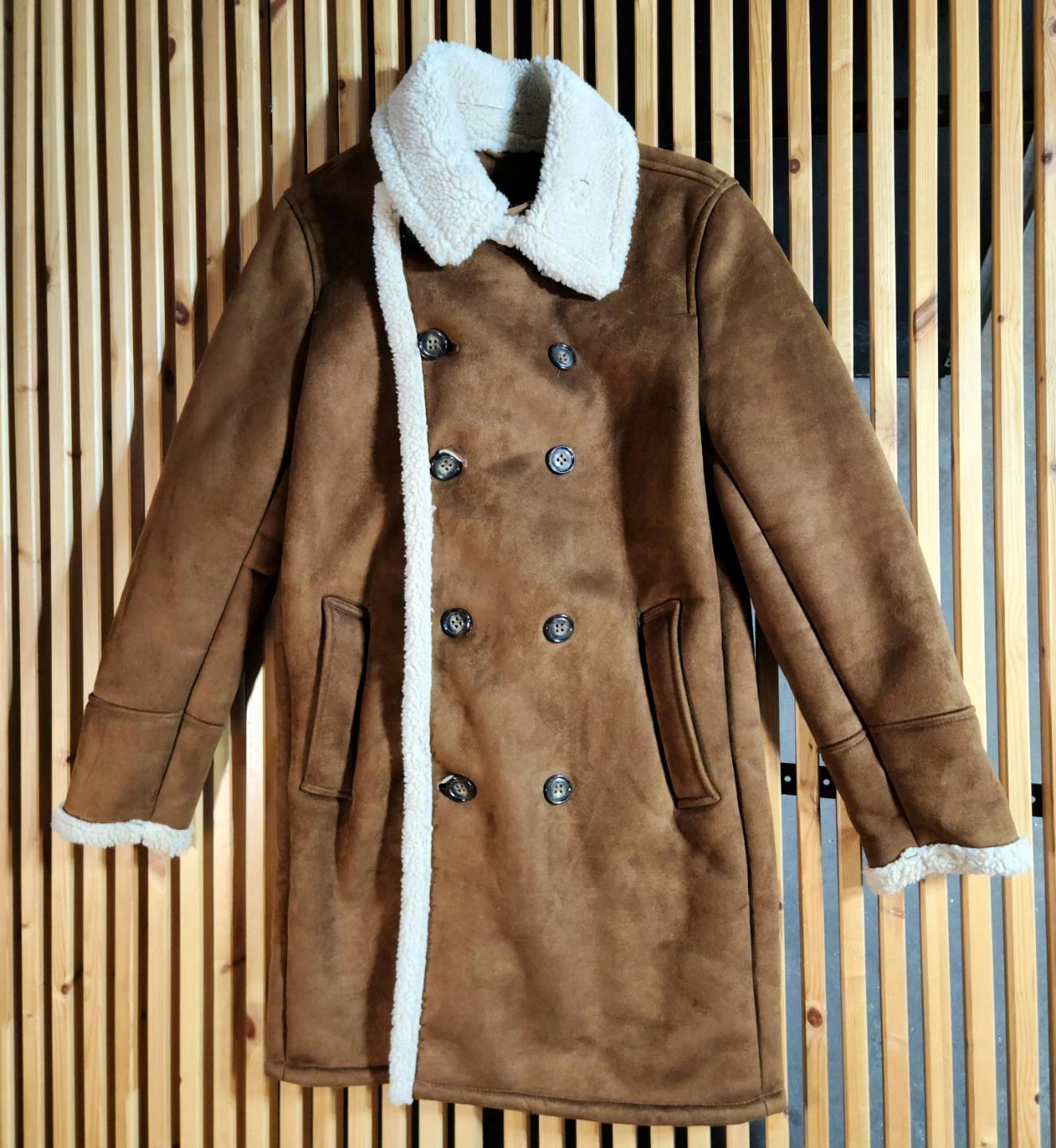 Guess Suede Sherpa Lined Jacket - photo 3