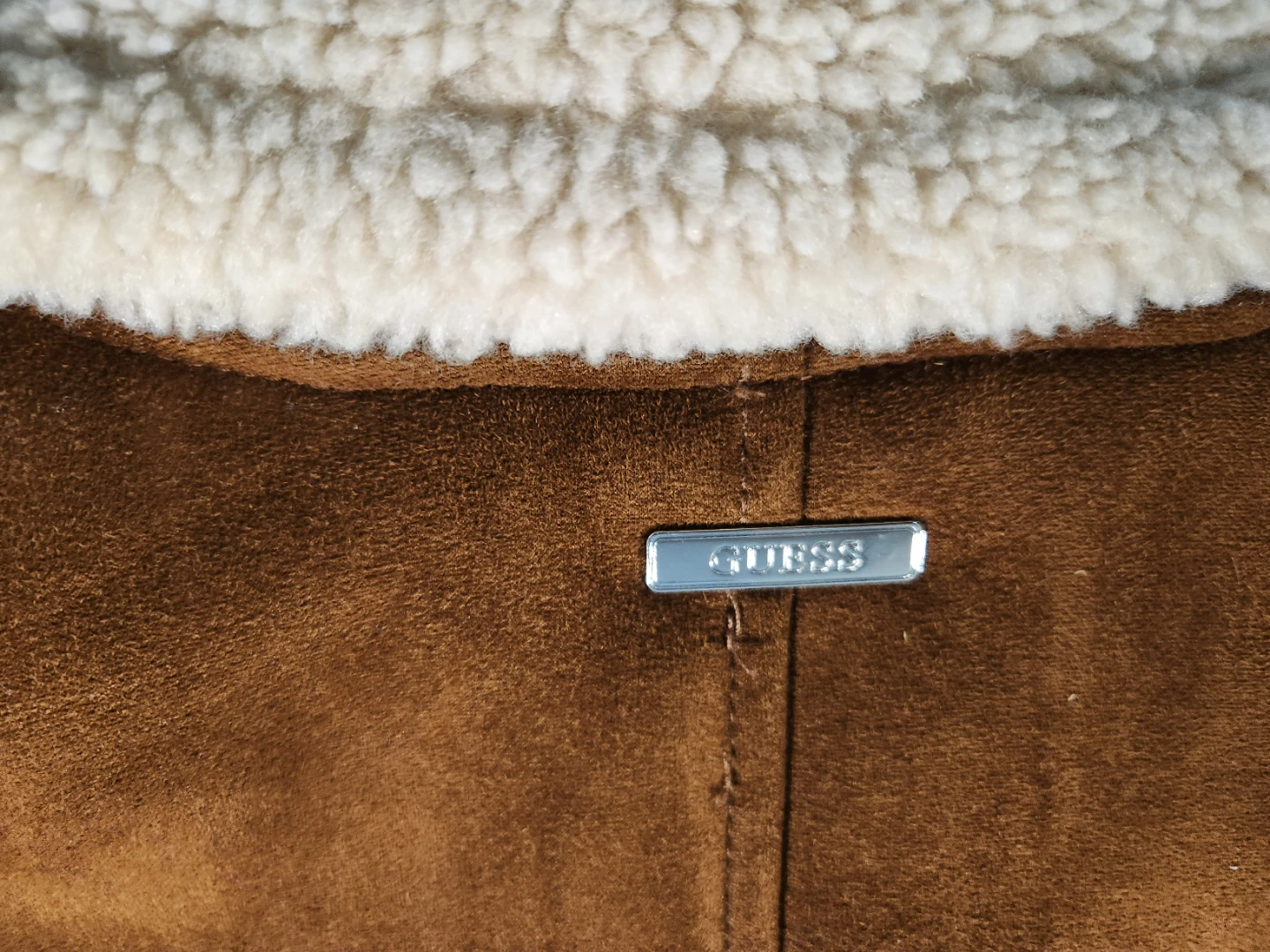 Guess Suede Sherpa Lined Jacket - photo 5