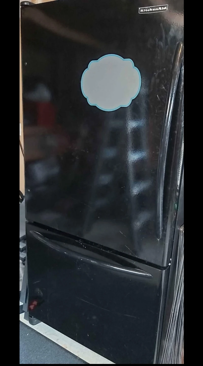 KitchenAid Black Refrigerator