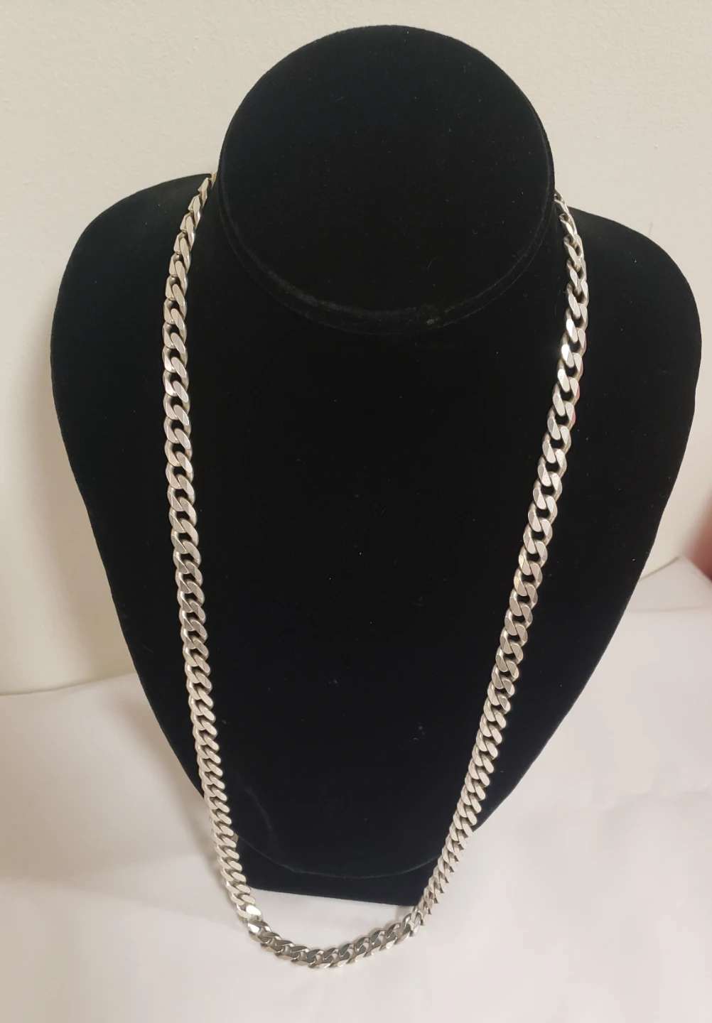 Like New 925 Italy Sterling Silver Mens Chain - photo 2