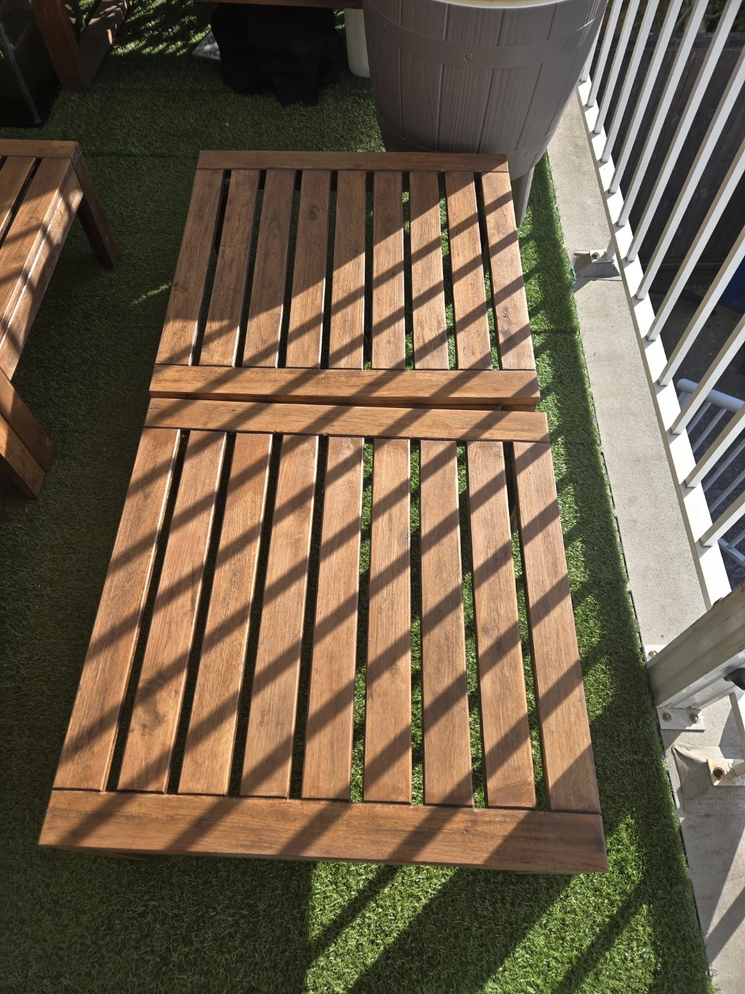Newly refinished ikea patio lounge chair set - photo 5