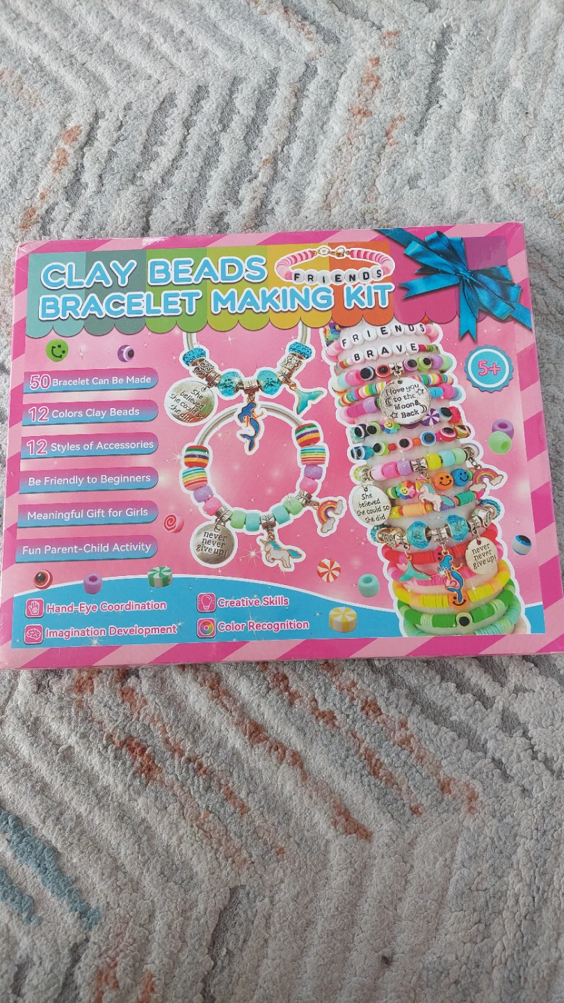 Clay Beads Bracelet Making Kit